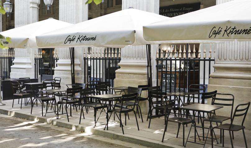 On the terrace in Paris